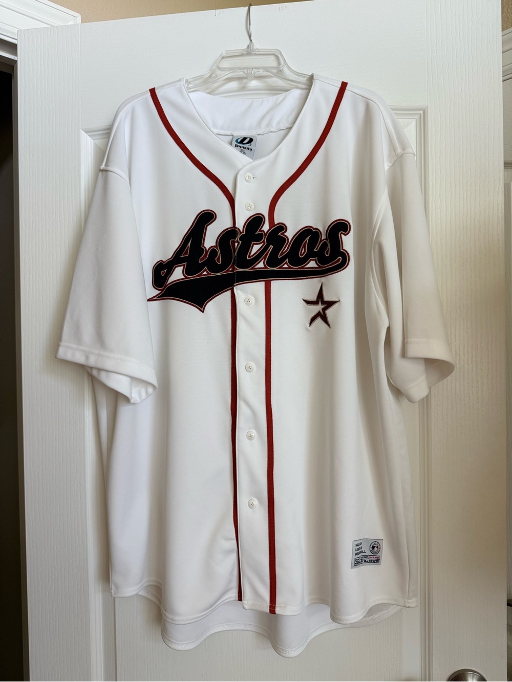 Astros White Baseball Jersey 2XL